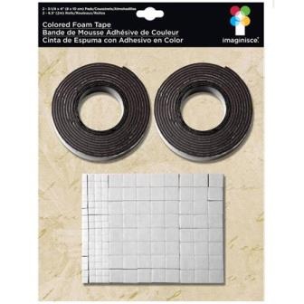 Двосторонній обсяг стрічки і квадратики, чорна