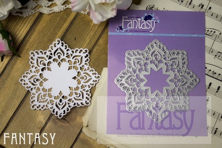 Нож для вырубки от Fantasy - салфетка "Павлинья"