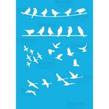 Маска - Фабрика Декора - Птички на проволке, 15смХ20см