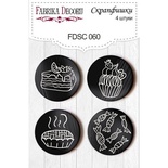 Набор скрапфишек Фабрика Декору из 4 шт FDSC060