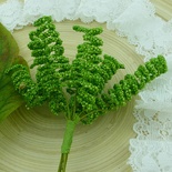 Гілочки зі спіральками, зелений колір, розмір 10x30мм, 12 шт.