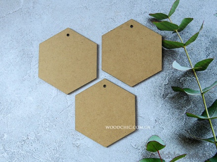 Заготовка для декорування від WOODchic - "Соти", 9.5x9.5см