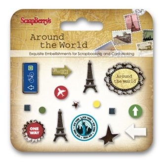 Набор декоративных брадс "Вокруг Света"