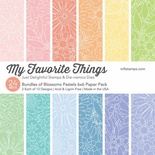 Набір паперу My Favorite Things - Bundles of Blossoms Pastels Paper Pack, розмір 15х15см, 24 аркуші.