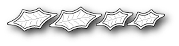 Ножі від Memory Box - Dies - Ho Ho Holly Leaves