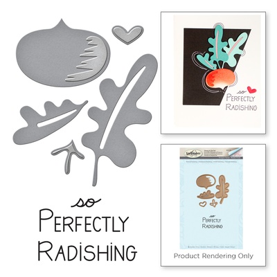 Ніж для вирубки +штампи від Spellbinders - Perfectly Radishing