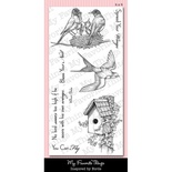 Акрилові штампи My Favorite Things - InspiRed by Birds