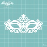 Чипборд від Вензелик - Маска 03, розмір: 90x46 мм