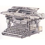 Акриловый штамп La Blanche - Ancient Typewriter