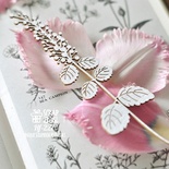 Чипборд ScrapBox - гілочка квітучої м’яти Hf-227