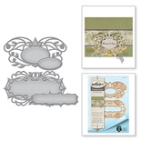 Ніж для вирубки від Spellbinders - Floral Swirls Tags