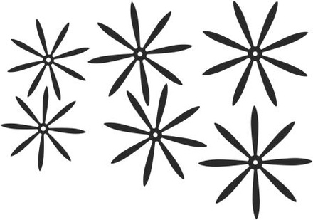 Ножі для вирубки від Cheery Lynn Designs - Chrysanthemum Strip - B311