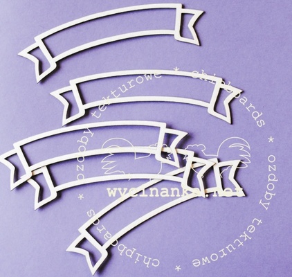Чипборд від Wycinanka - Рамка транспарант, 10,5см, 5шт.