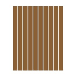 Набір смужок паперу для квілінгу, 1 колір (коричневий), 3х295мм, 160 г/м², 100 шт.