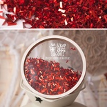 Наповнювач для шейкера TM ScrapBox - стружка, колір червоний Qb-010