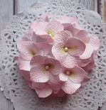 Гортензії з фоамірану, діаметр 35 мм, колір рожевий, 5шт.