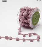 Лента Pom Pom String, ширина 1,2 см, 90 см, цвет сиреневый