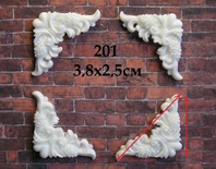 Пластикові куточки від E.В.A., 4х2,5см, 4 шт.