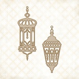 Чипборд Blue Fern StudiOs-Eastern Lanterns