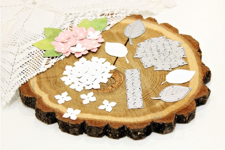 NEW. Ножи для вырубки от AgiArt "Соцветие гортензии"