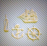 Гнучкі пластикові фігурки - Штурвал, діаметр 4 см