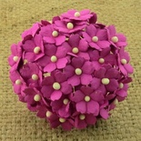 Квіточки Sweetheart, колір фуксія, 15мм, 10 шт.