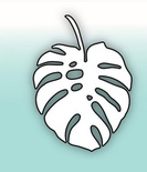 Нож для вырубки от MiMiCut - Монстера, 42x58мм