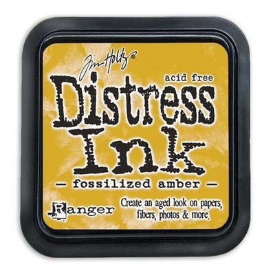 Штемпельна подушка Ranger Distress Ink Pad - April - Fossilized Amber