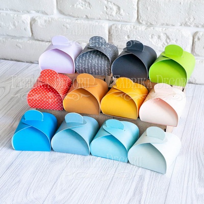 Набір паперових заготовок 006, ТМ Fabrika Dekoru, 6 штук, вибір кольору