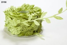 Стрічка Leaves, колір  Parrot Green, довжина листочка 12м, 90cм