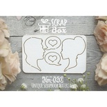 Чипборд ScrapBox - Силуети жіночий і чоловічий №1