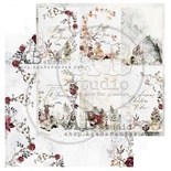 Аркуш скрап-паперу ABstudio - Scrapbooking paper "Breeze of the Forest" sheet 2 - 30x30см