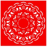 Трафарет - Салфетка4, 18*18см