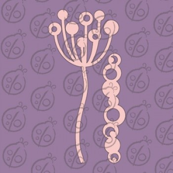 Чипборд. Набір "Бульбашки", 14х5,6 см і 10х2,1 см, cb-496