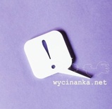 Маска - шаблон від Wycinanka - Знак оклику, 1 ел.