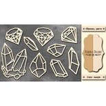 Чипборд Фабрика Декору - Brilliant 2, цвет молочный, крафт