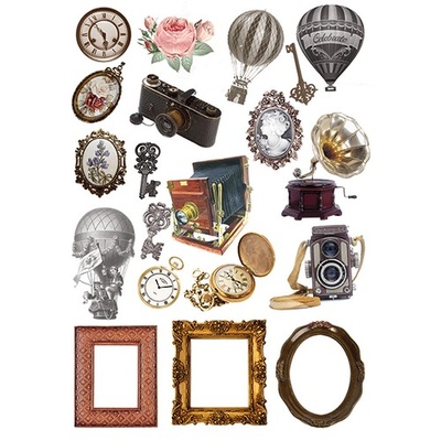 Оверлей - Фабрика Декора - Shabby-memory, размер 20 х 30см