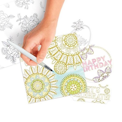 Ручка-пензлик для акварелі від Nuvo - Aqua Flow Water Brushes, 2 шт.