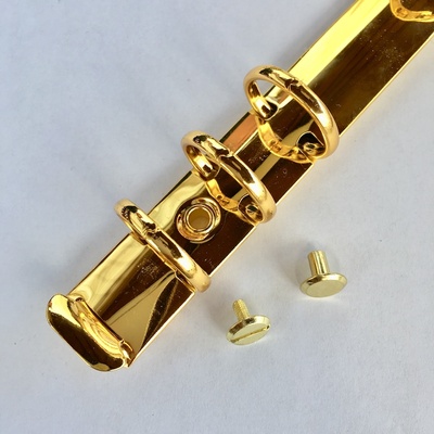 Кільцевий механізм А6 на 6 кільцець діаметром 20 мм, довжина - 175 мм, колір золототий, кріплення в Набірі