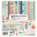 Набір скраппаперу і декору Carta Bella  - Metropolitan Girl, 30х30 см