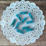 Деревʼяні Прищіпки від ScrapBerryʼs, колір блакитний, 2,5см, 10 см