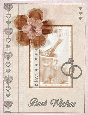 Набір наліпок - висічок HOTP - Wedding & Anniversary Dazzles Silver, розмір 10х2,5см, 39 штук