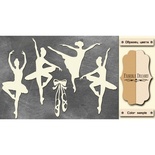 Чипборд Фабрика Декору - FDCH-085, колір молочний, крафт