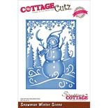 Ніж для вирубки CottageCutz - Snowman Winter Scene