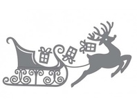 Нож для вырубки от Couture Creations - Dies - Reindeer's Sleigh