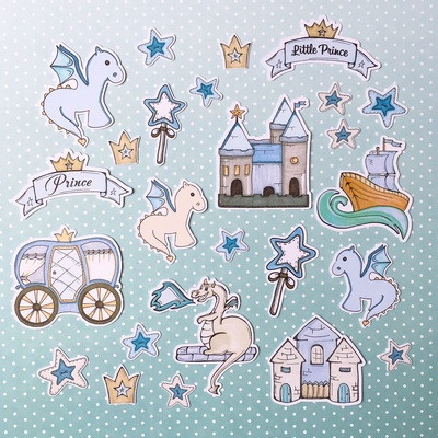 Набор высечек от Mona Design "Звездный дракон"