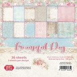 Набір односторонніх комбінацій від Craft&You Design - BEAUTIFUL DAY, 15,2x 15,2см, 36 шт