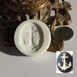 Силіконова форма (молд) - Камея, розмір: 30x40 мм