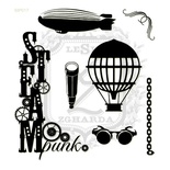 Набор мини-штампов Lesia Zgharda StP017 Парить в небе, 7 штук