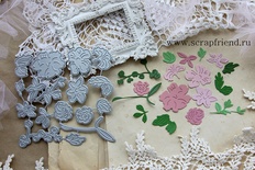 Набір ножів для вирубки від Scrapfriend - Марібель, 17 шт.